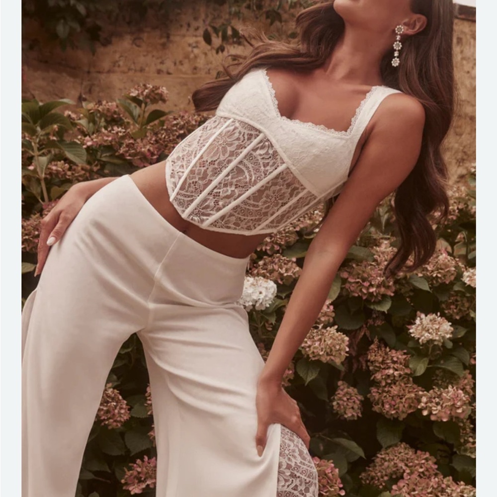 Aisha Lace Corset Top